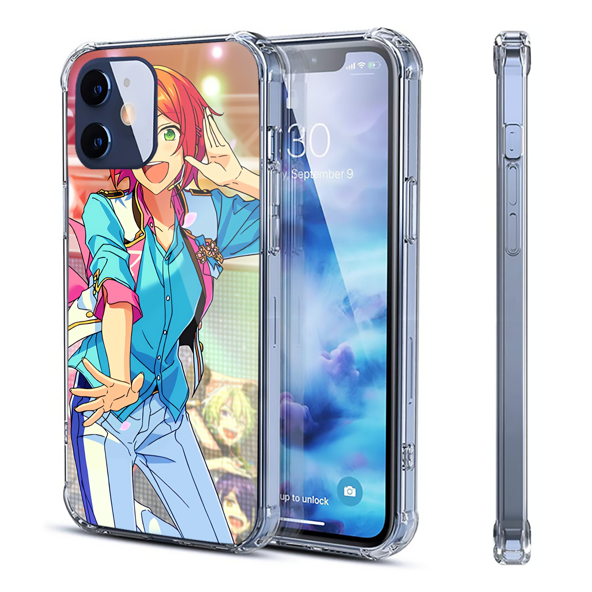 （画像用） あんさんぶるスターズ! Ensemble Stars 【iPhone 12シリーズ対応】透明スマホケース（クリアソフトケース）